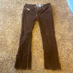 Old Navy low waisted corduroy brown pants